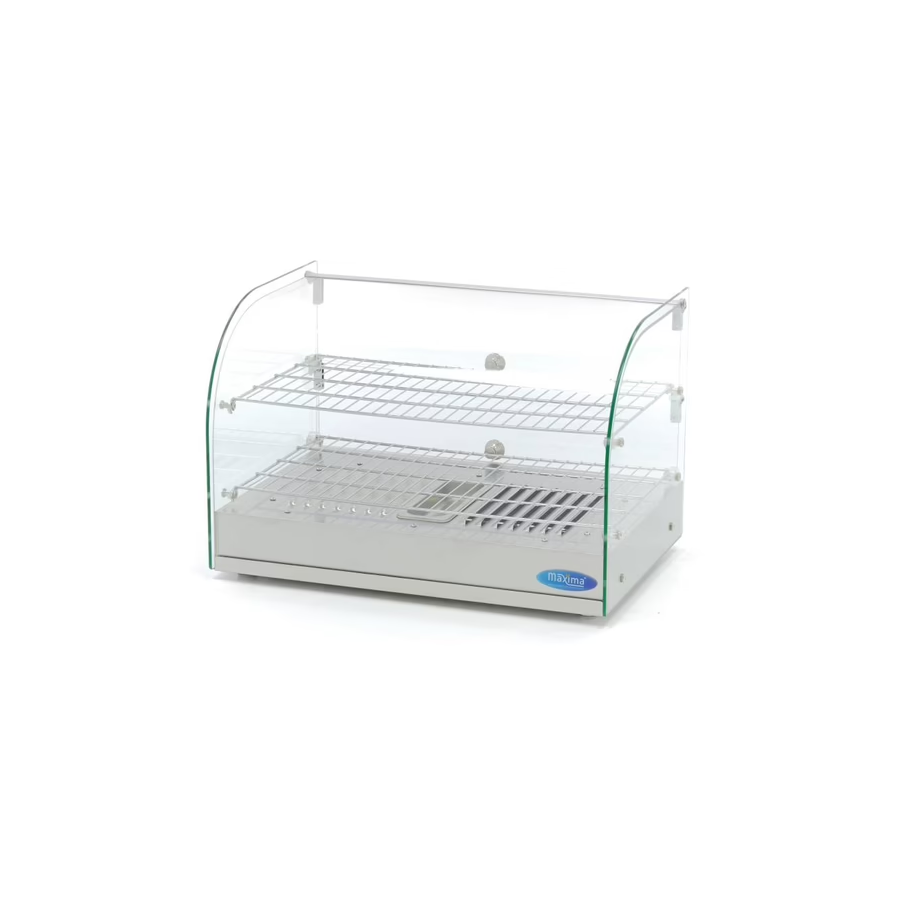 WHITE HEATED FOOD DISPLAY 45L