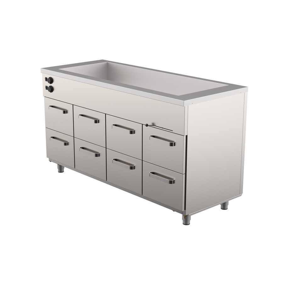 BAIN-MARIE WITH HEATED CUPBOARD 04