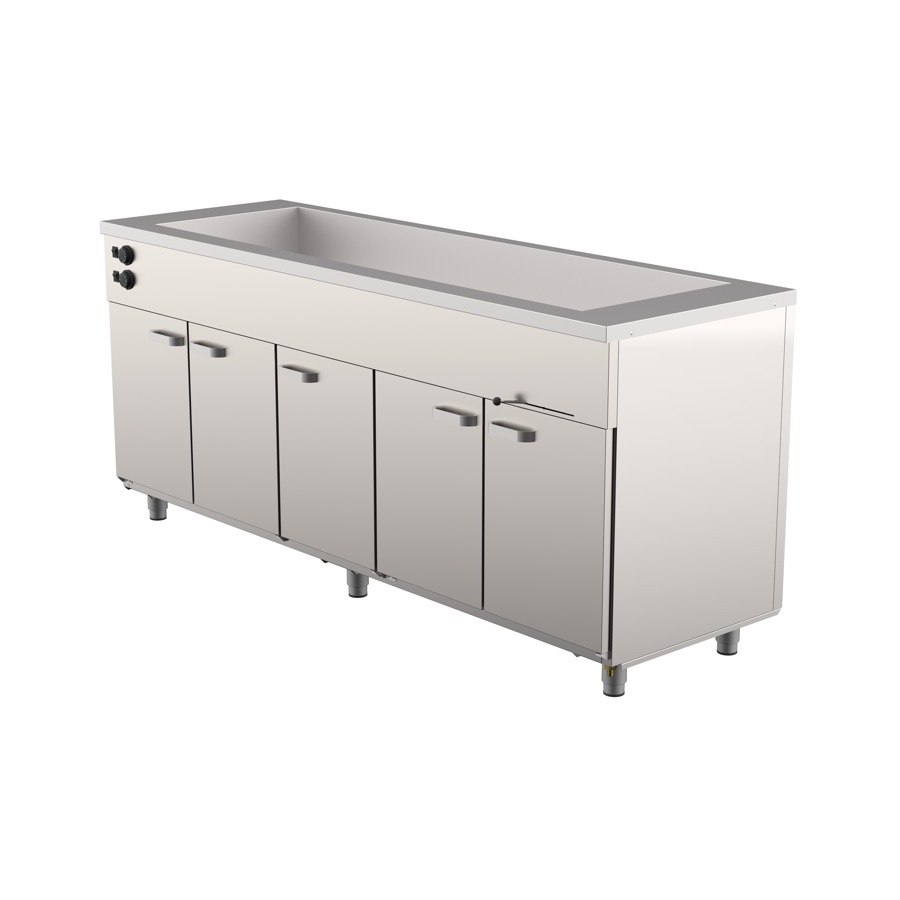 BAIN-MARIE WITH HEATED CUPBOARD 10