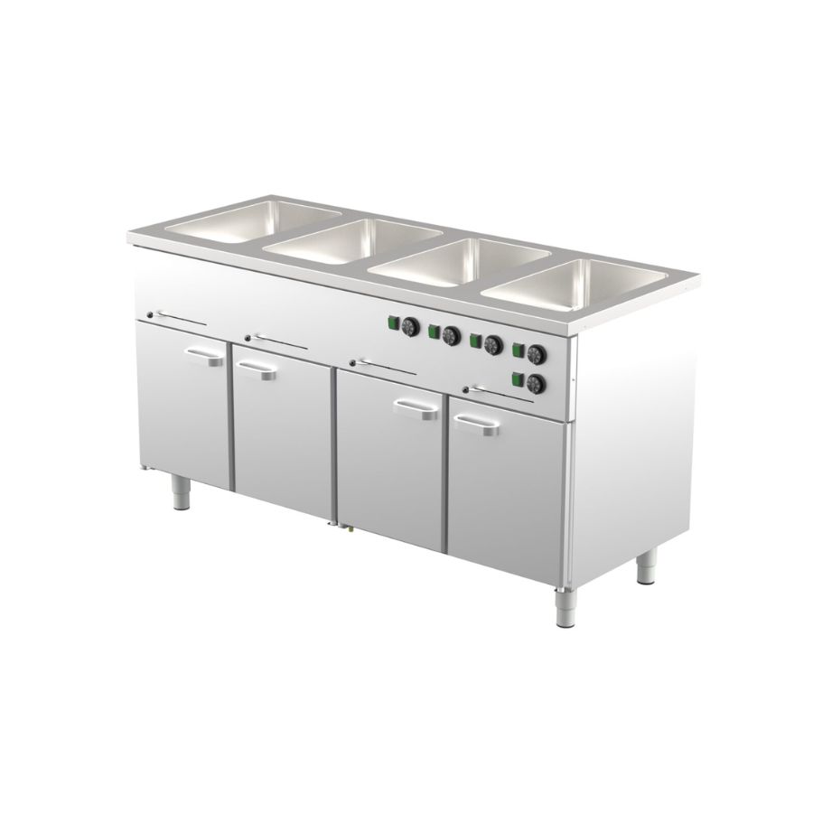 BAIN-MARIE WITH HEATED CUPBOARD 40