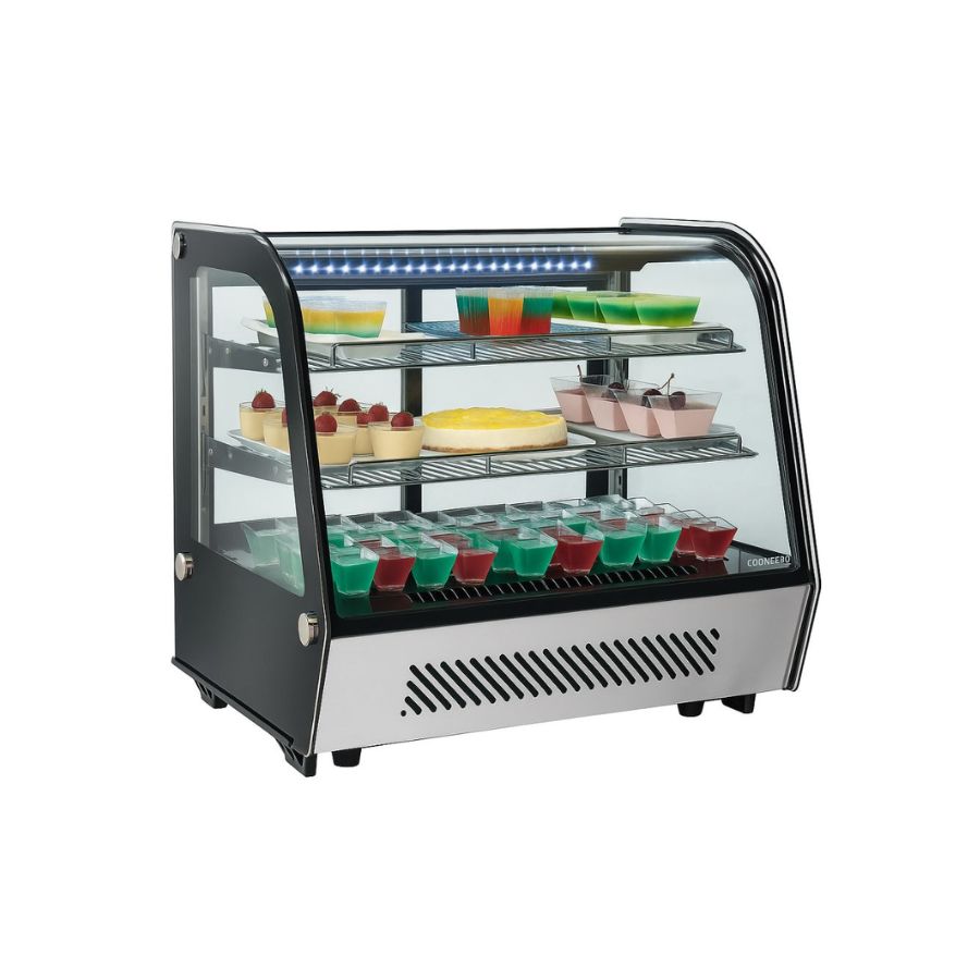 GREY REFRIGERATED COUNTERTOP SHOWCASE