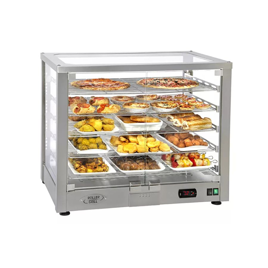 VENTILATED HEATED DISPLAY SHOWCASE - 3 GRIDS