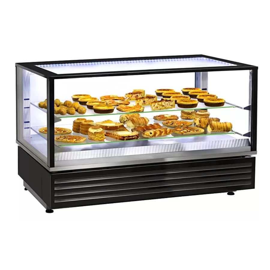 VENTILATED HEATED BIG SHOWCASE - 2 GRIDS