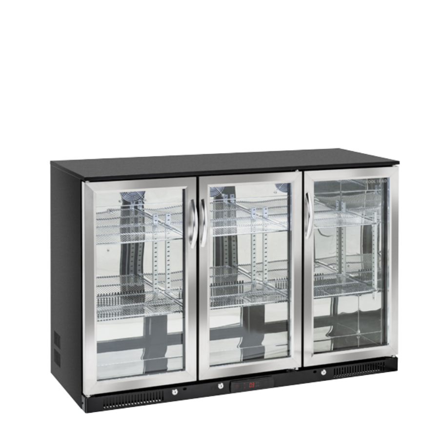 HINGED STAILESS STEEL DOOR BACK BAR BBA 348 - N.3