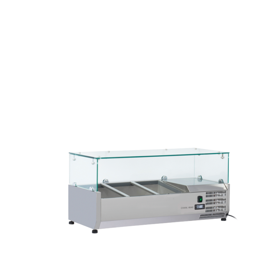 REFRIGERATED HORIZONTALE SHOWCASE (PANS GN1/3) VRX 10/38