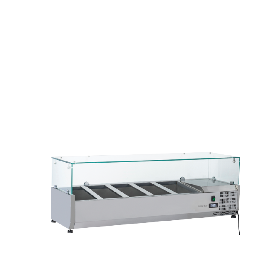 REFRIGERATED HORIZONTALE SHOWCASE (PANS GN1/3) VRX 13/38