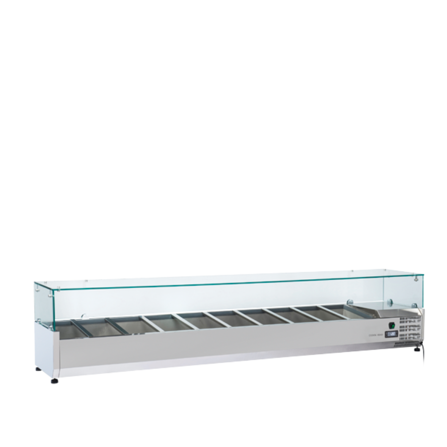 REFRIGERATED HORIZONTALE SHOWCASE (PANS GN1/3) VRX 22/38