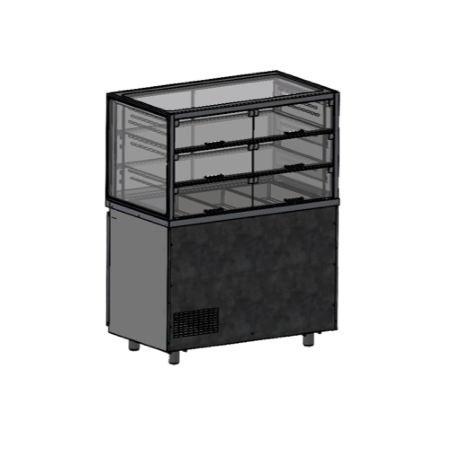 SELF SERVICE DISPLAY WITH FLAP DOORS 1200mm