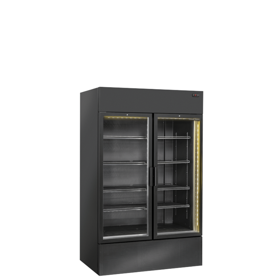 UPRIGHT DRINK COOLER WITH ADVERTISING PANEL TKG 1000CB - 1050 Lt