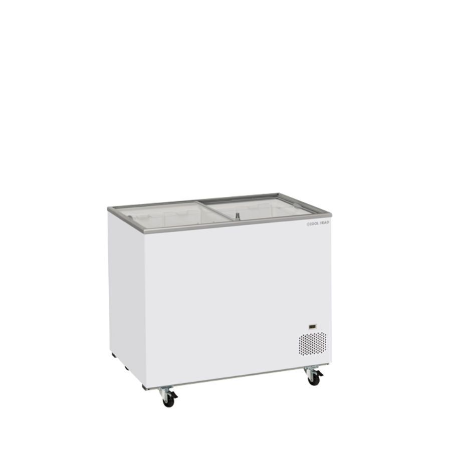 CHEST FREEZER WITH SLIDING GLASS TOP CFG 308 - 300 Lt