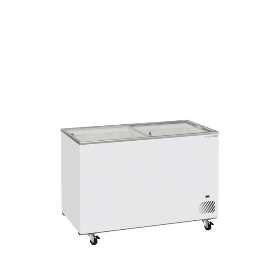 CHEST FREEZER WITH SLIDING GLASS TOP CFG 408 - 400 Lt