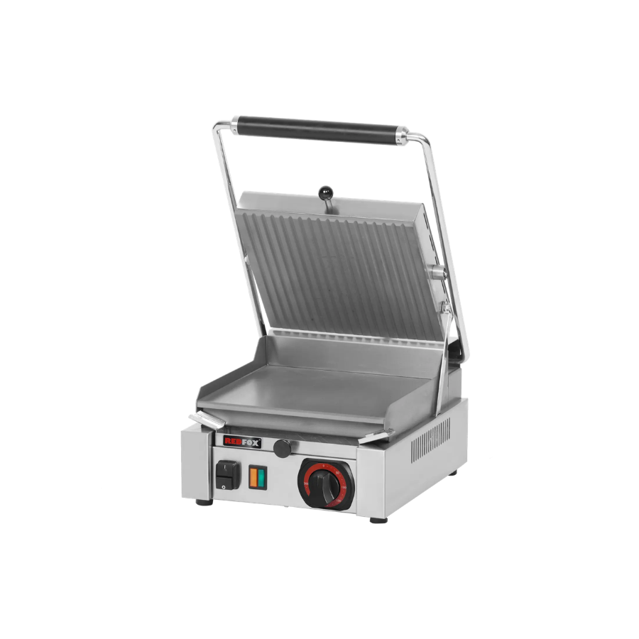 PANINI GRILL GROOVED ELECTRIC GROOVED UPPER PLATE 26X24 230 V | REDFOX - PS 2010 R