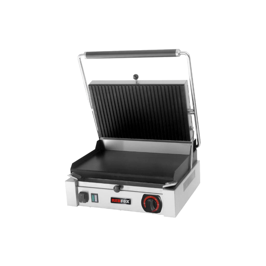 PANINI GRILL SMOOTH ELECTRIC 41X41 TEFLON 230 V | REDFOX - PM 2015 LTF
