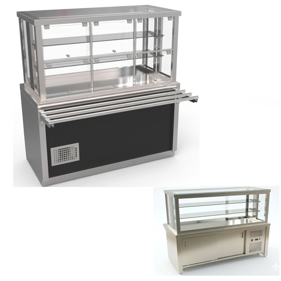REFRIGERATED DISPLAY SELF SERVICE OR SERVICE ASISTANT 900mm