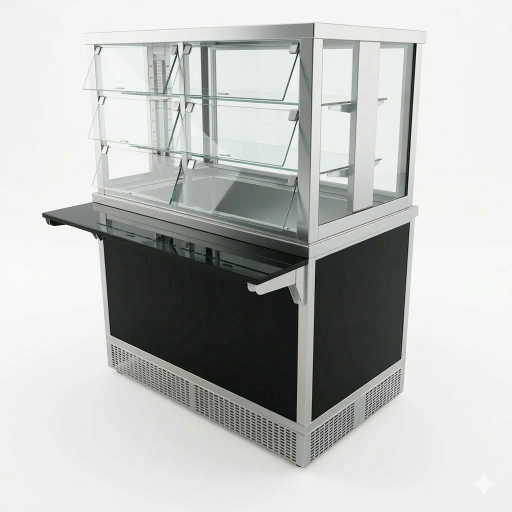 REFRIGERATED SELF SERVICE PASTRY DISPLAY  1235 mm