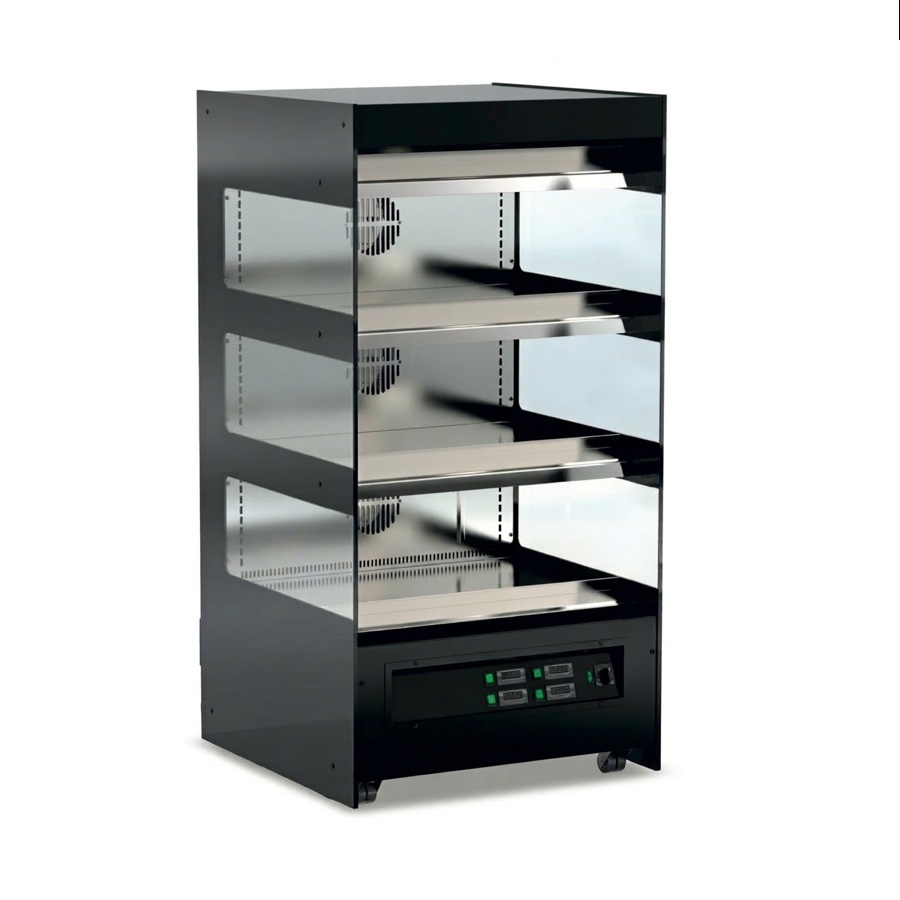 HEATED MERCHENDISER DISPLAY WITH 3 SHELVES 800mm