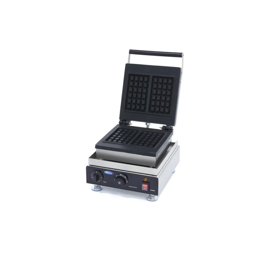 WAFFLE MAKER - 2 PIECES - BELGIAN