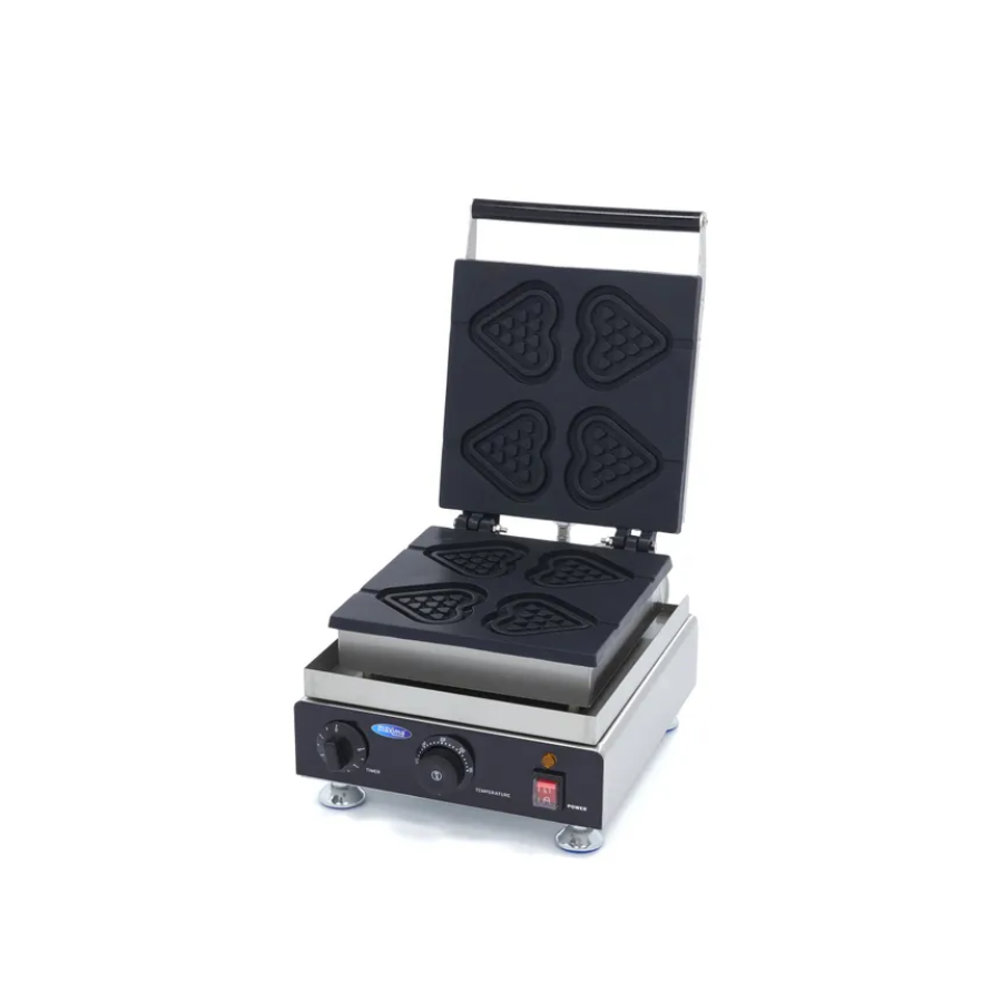 WAFFLE MAKER - 4 PIECES - HEARTS ON STICKS