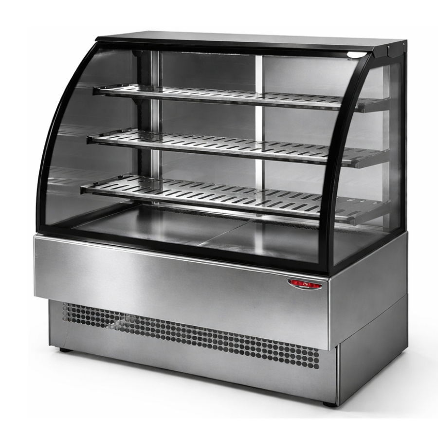 HOT DISPLAY WITH CURVED TEMPERED GLASS