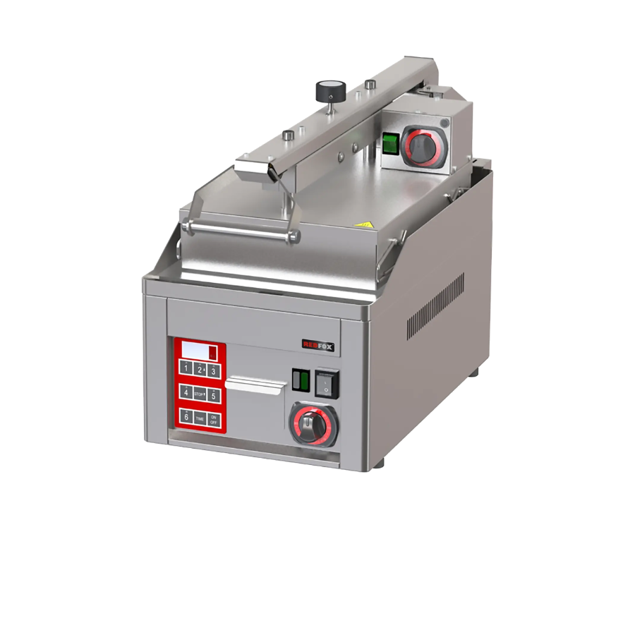 SEMI -AUTOMATIC STEAK GRILL DURABLE CHROME | REDFOX - KDA 33 ED