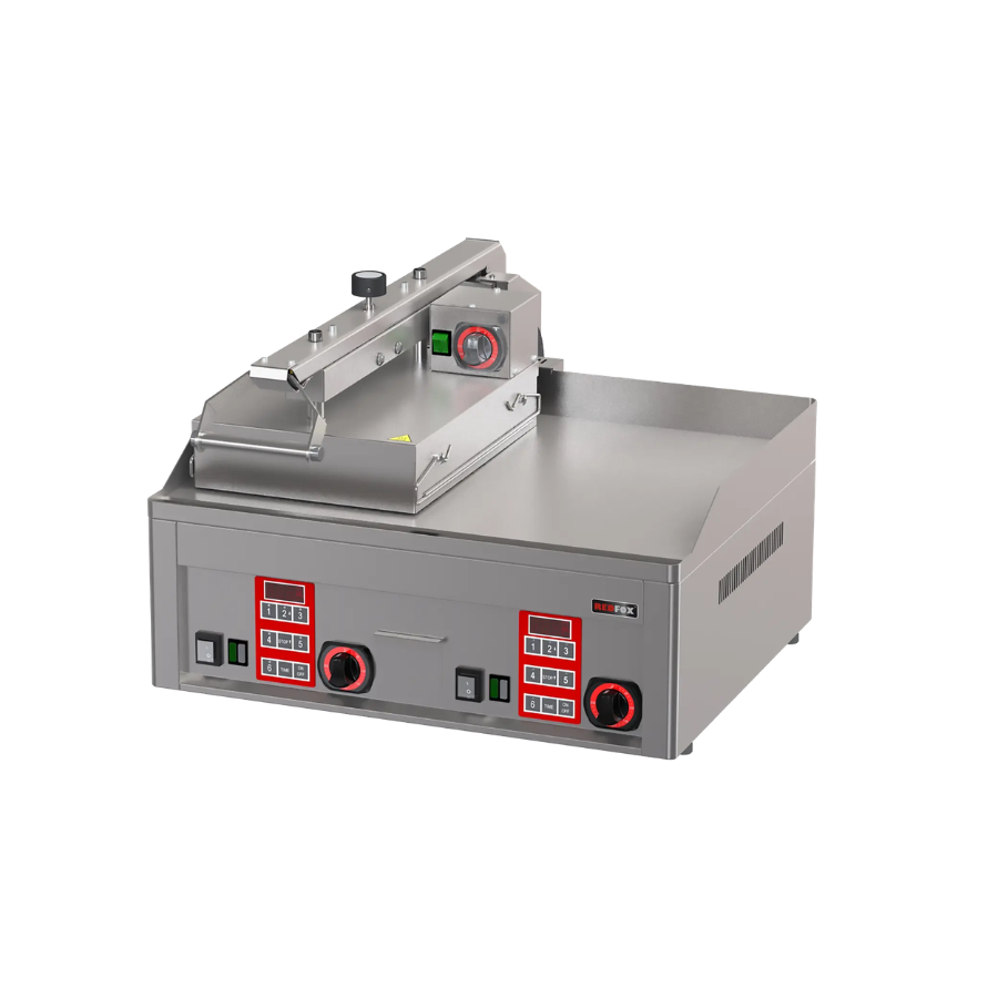 SEMI -AUTOMATIC STEAK GRILL DURABLE CHROME | REDFOX - KDA 63 ED