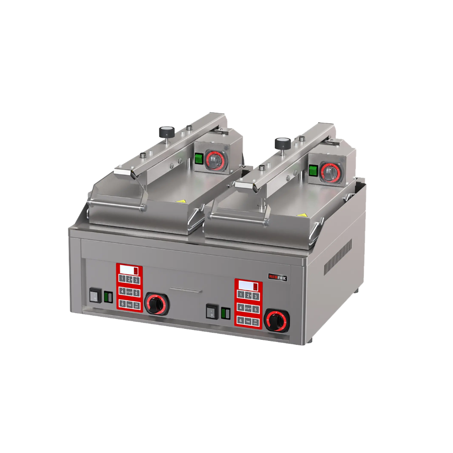 SEMI -AUTOMATIC STEAK GRILL DURABLE CHROME | REDFOX - KDA 66 ED