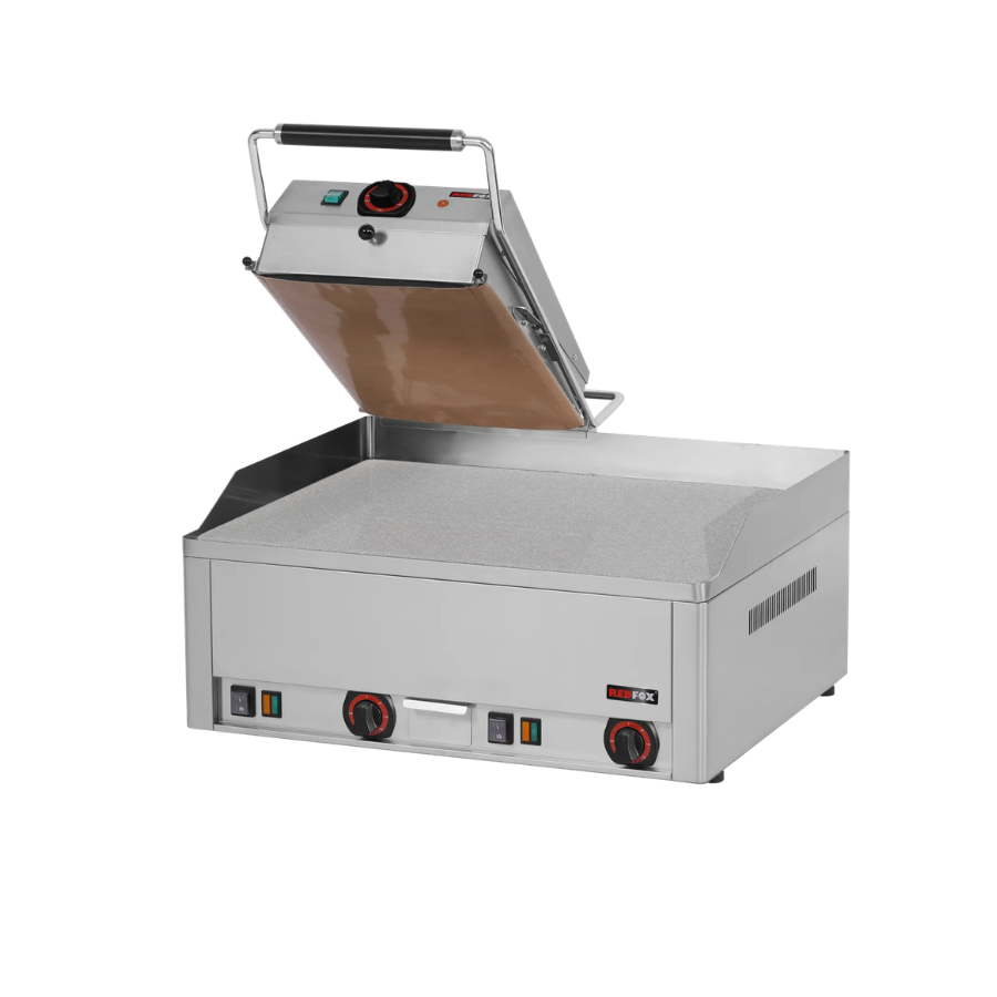STEAK GRILL ELECTRIC DOUBLE 65X48 TABLE DURABLE CHROME | REDFOX - KD 63 E