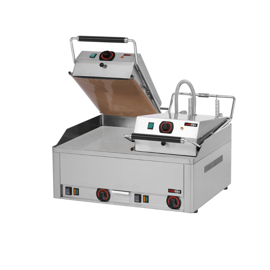 STEAK GRILL ELECTRIC DOUBLE 65X48 TABLE DURABLE CHROME | REDFOX - KD 66 E