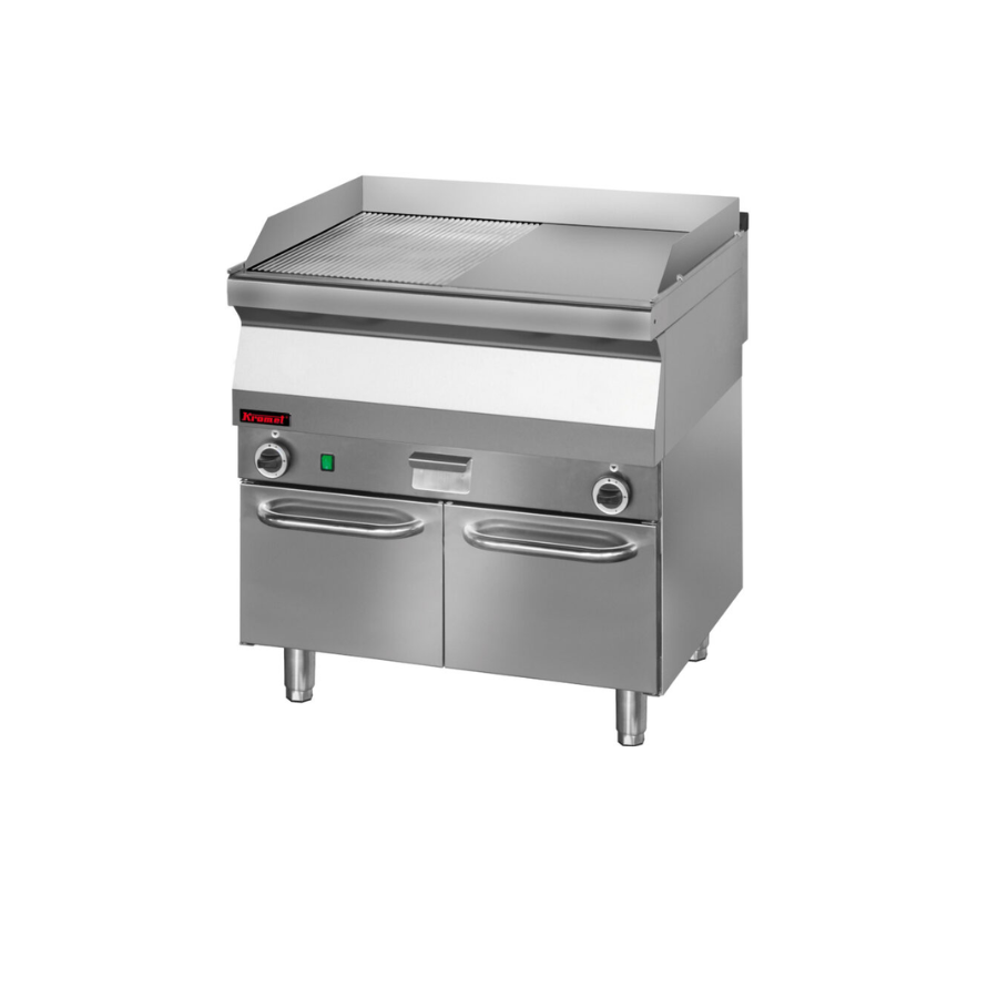 GRILL PLATE GROOVED CHROME-PLATED 700.PBE-800GR.S.D