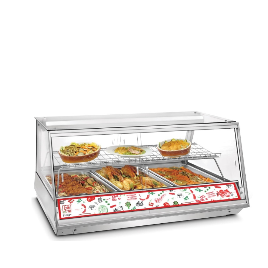 VENTILATED HOT TABLE-TOP DISPLAY COUNTER SELF 3110 LED