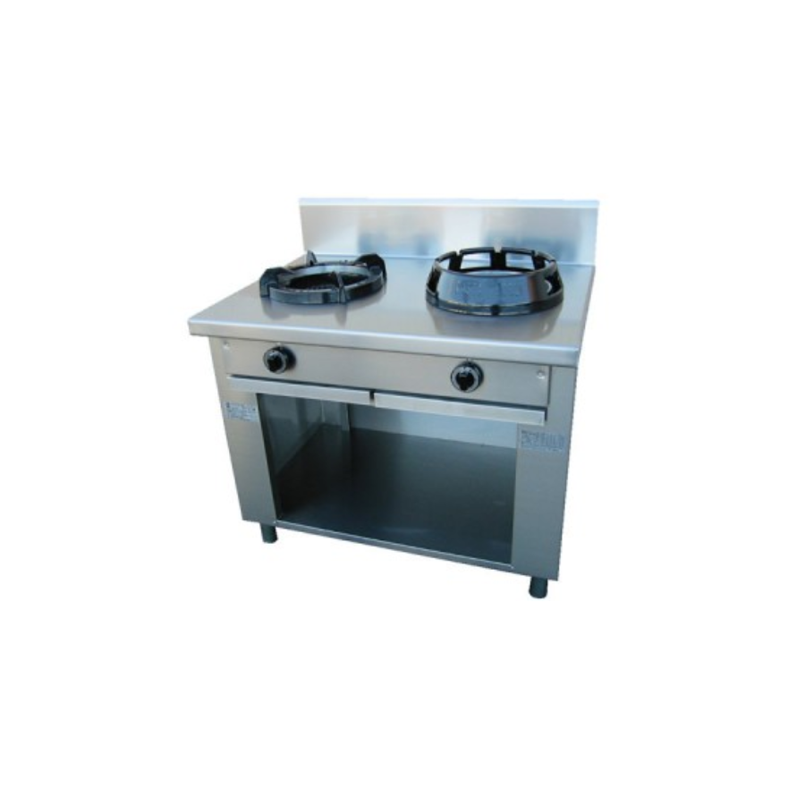 TWO BURNER CHINESE RANGE CC/02 BG