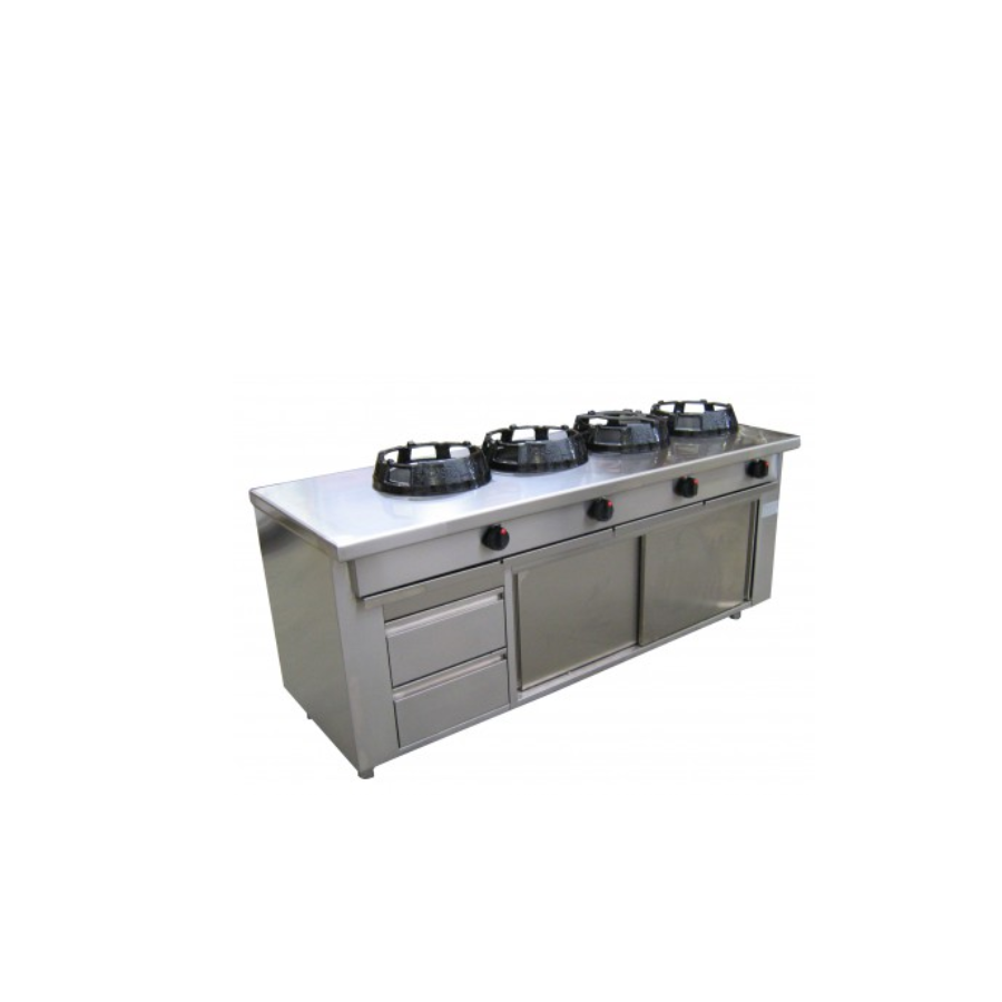 FOUR BURNER CHINESE RANGE CC/04 CT