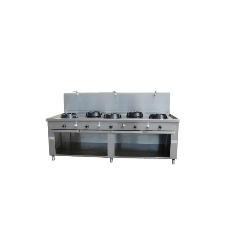 FIVE BURNER CHINESE GAS RANGE CC/05