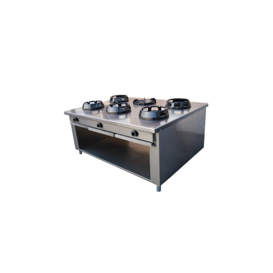 SIX BURNER CHINESE RANGE CC/06 BG