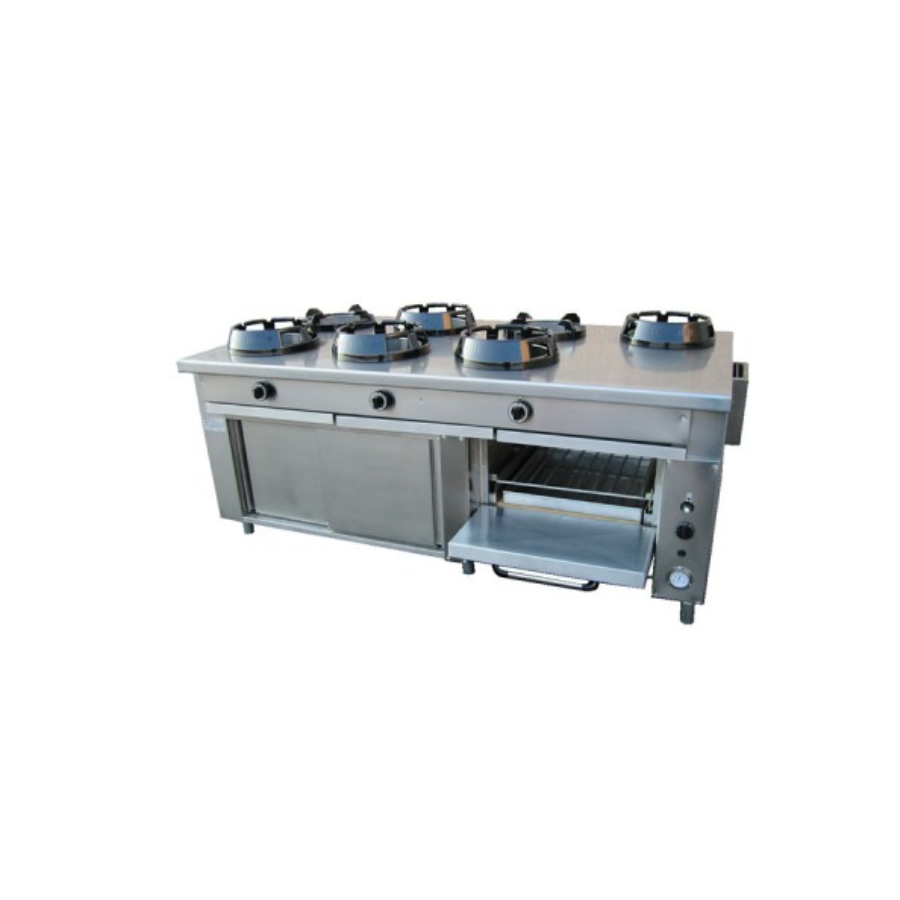 SEVEN BURNER CHINESE RANGE CC/07FF