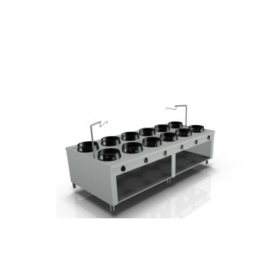 TWELVE BURNER CHINESE RANGE CC/12
