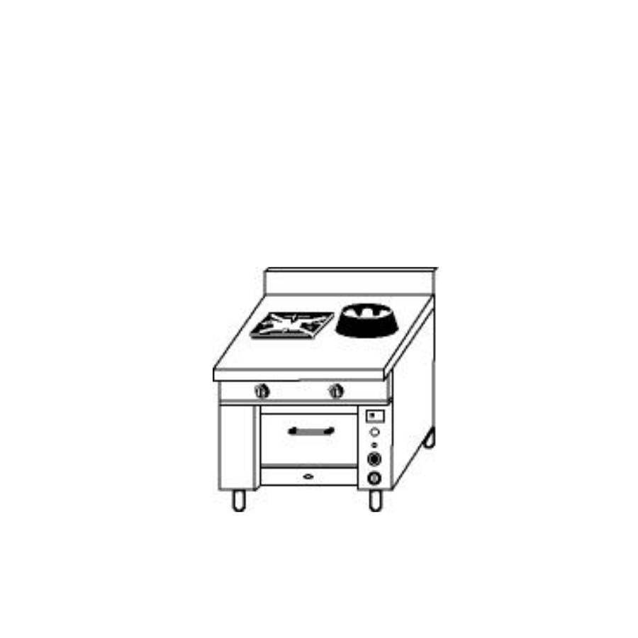 TWO BURNER EURASIA RANGE EUR/02F