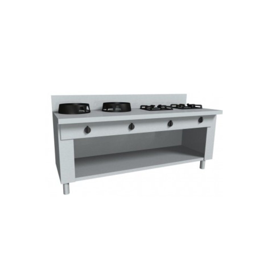 FOUR BURNER EURASIA RANGE EUR/04F