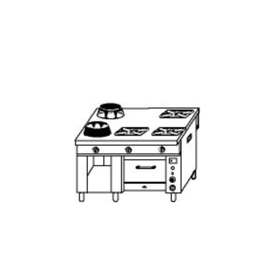 FIVE BURNER EURASIA RANGE EUR/05FF