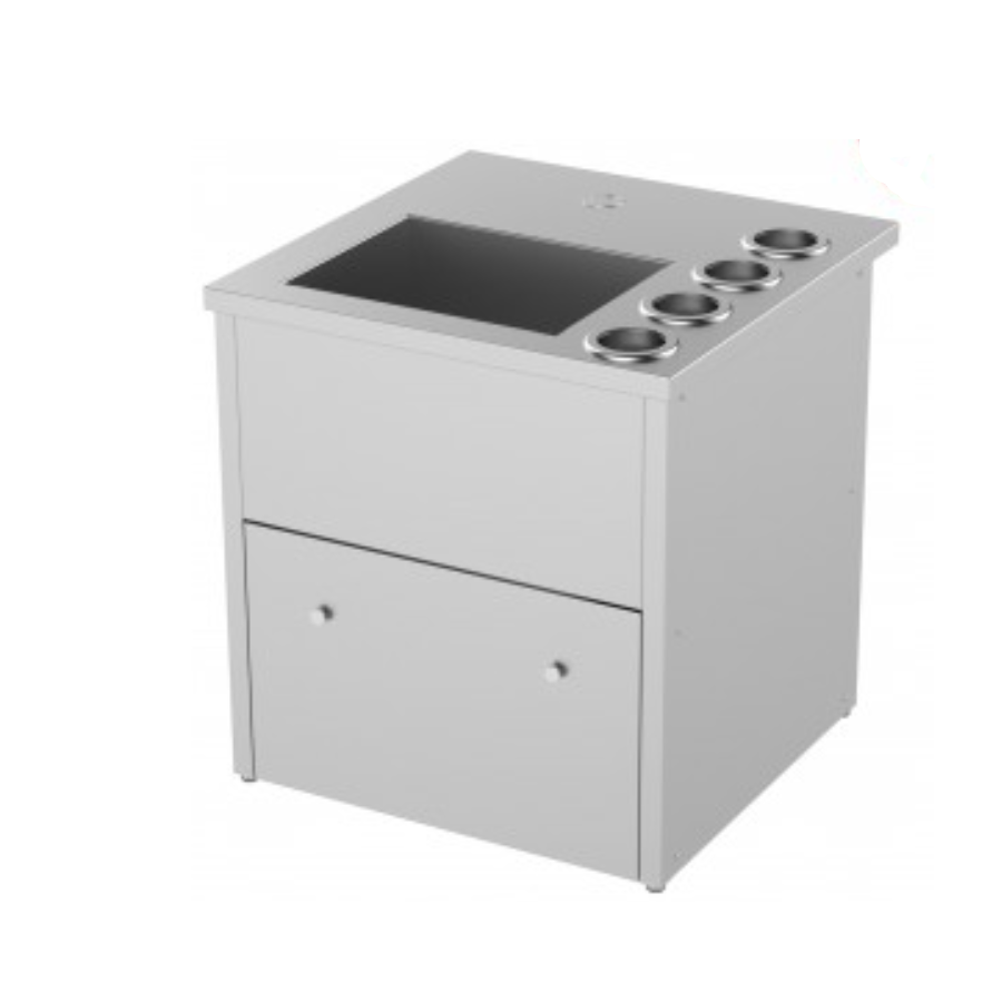 DRINK STATION TABLE WITH ICE BASIN Z-BAS