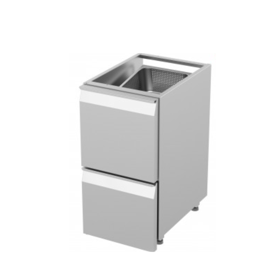 MODULE WITH ONE NEUTRAL DRAWER AND ONE DRAWER FOR ICE STORAGE