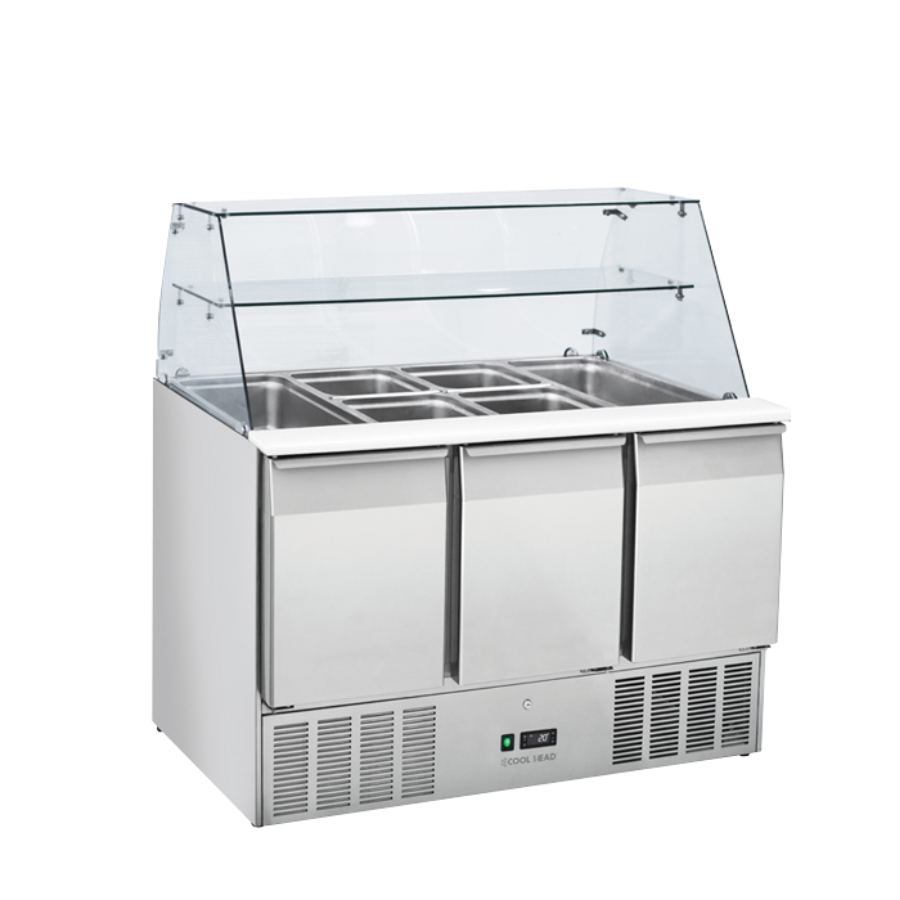 CRQ 93A - GN1/1 REFRIGERATED SALADETTE (OPEN TOP)