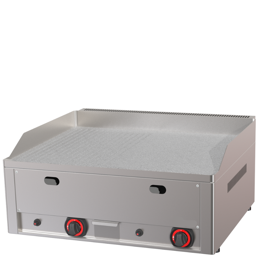 FRY TOP GRIDDLE 65X48 GAS DURABLE CHROME COMBINED DESKTOP