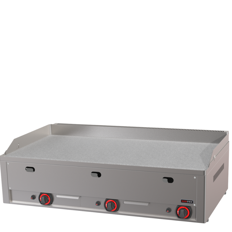 FRY TOP GRIDDLE 97X48 GAS DURABLE CHROME SMOOTH DESKTOP