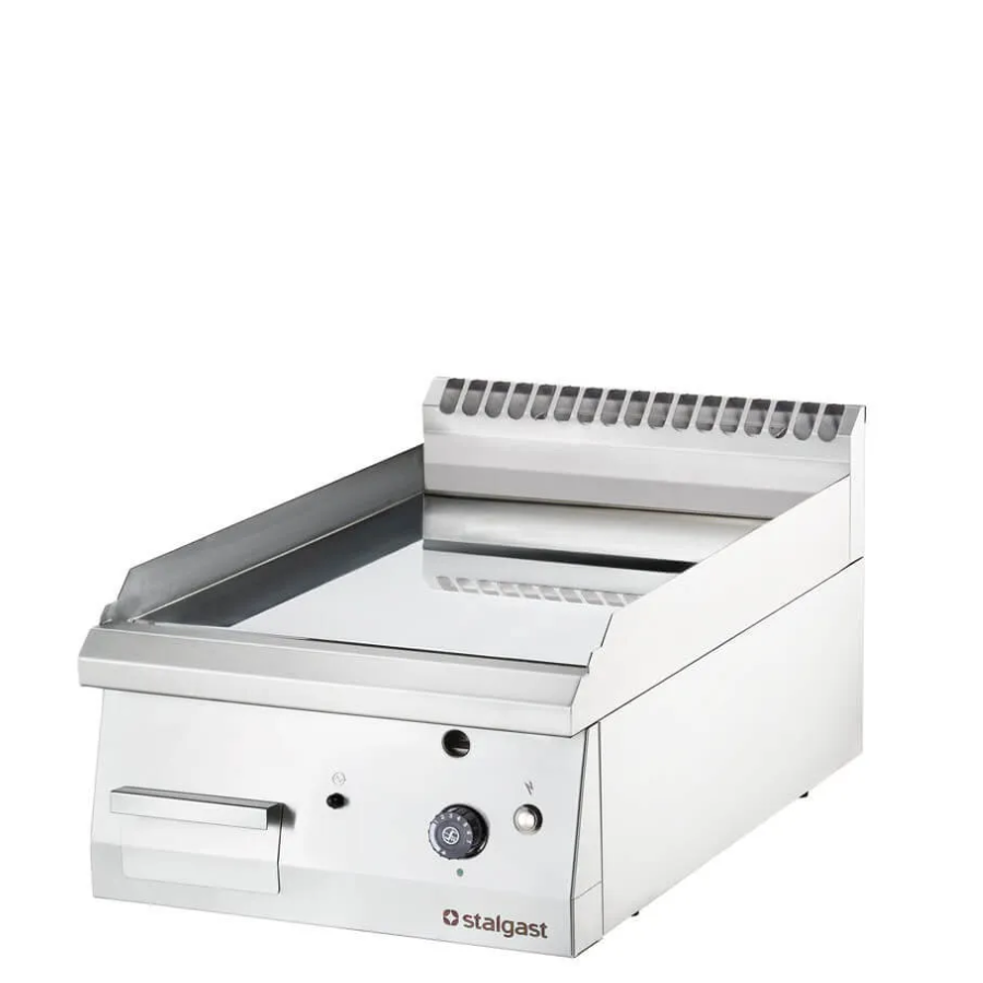 CHROME GAS GRILL WITH RIBBED SURFACE 6.5KW