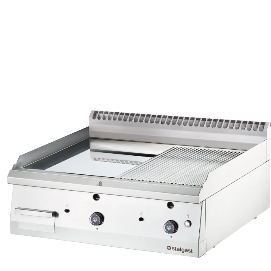 CHROME GAS GRILL 13KW SMOOTH/RIBBED