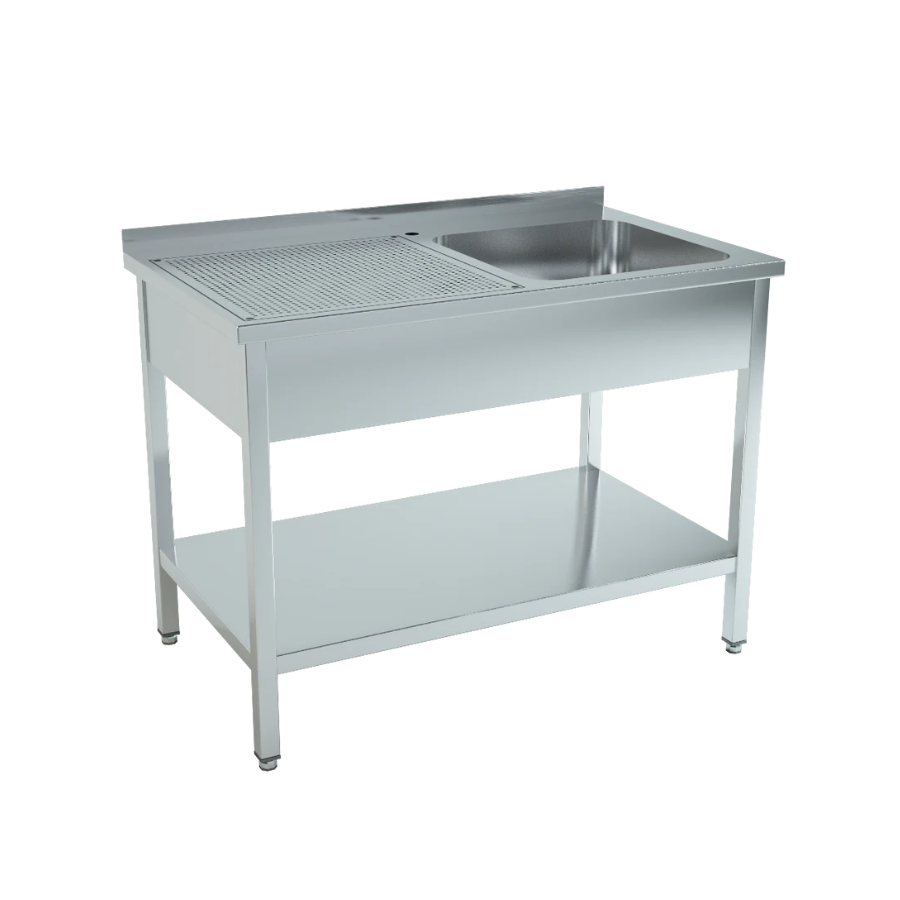BAR WASHING STATION, 1 SINK, PERFORATED TOP