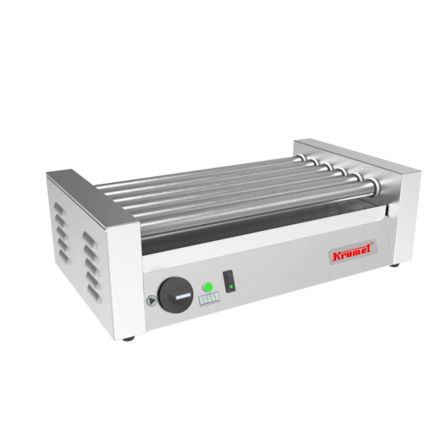 ELECTRIC ROLLER GRILL – 6 STAINLESS STEEL ROLLERS