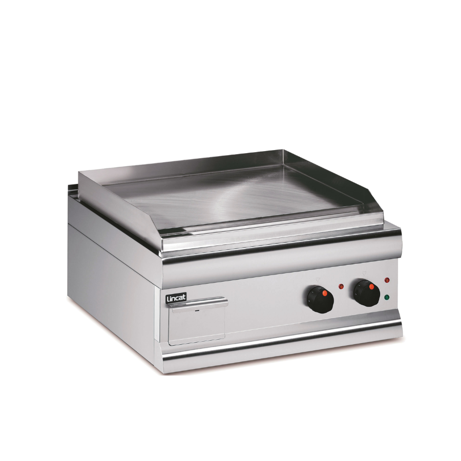 ELECTRIC COUNTER-TOP GRIDDLE – CHROME PLATE – TWIN ZONE – W 600 MM – 4.0 KW