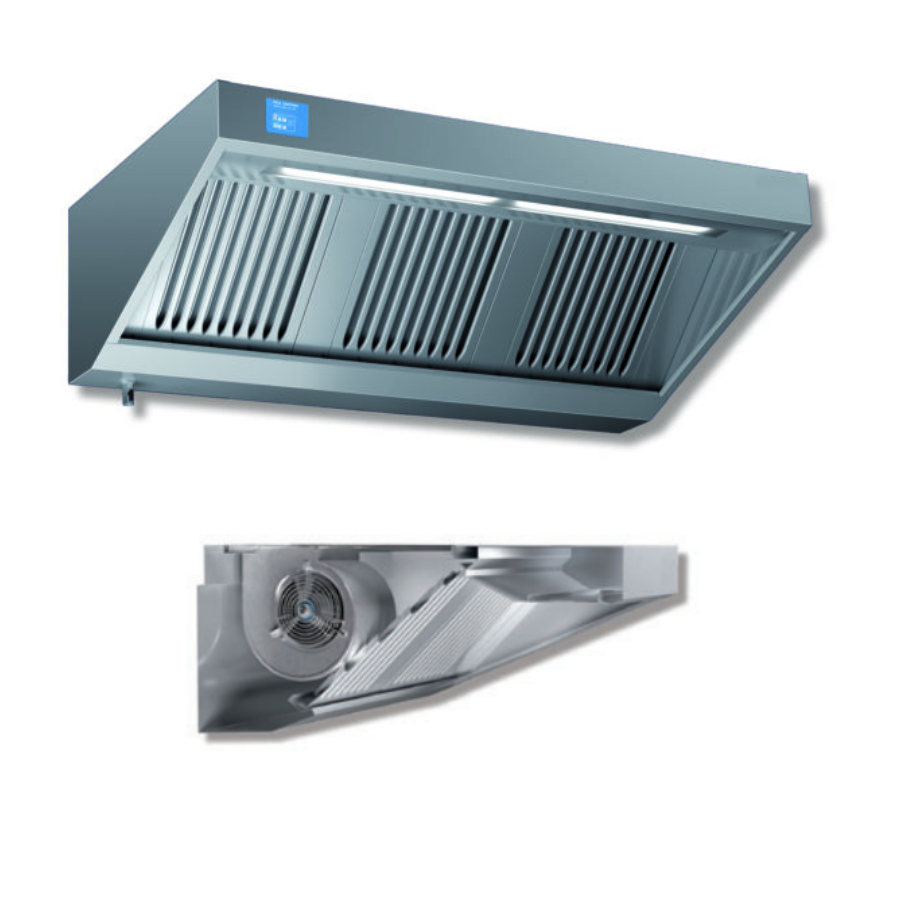 WALL MOUNTED HOOD WITH MOTOR & REGULATOR 140 × 70 × 45 cm